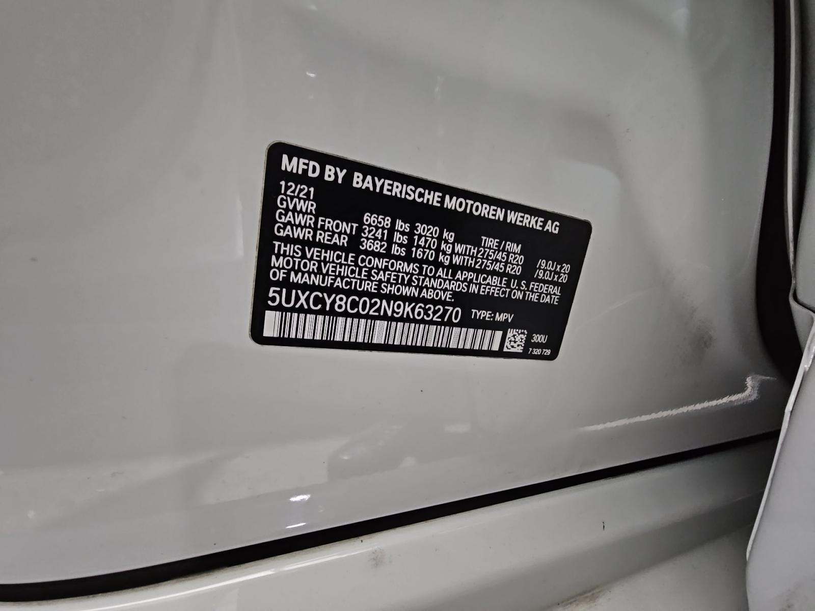 2022 BMW X6 M50i AWD