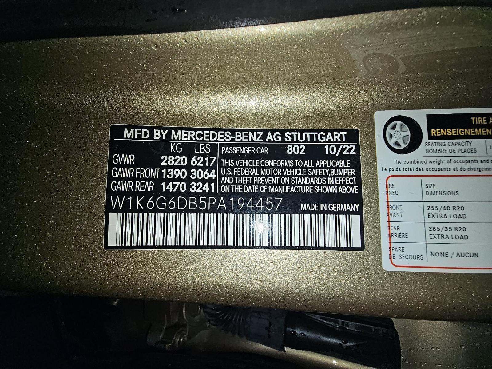 2023 Mercedes-Benz S-Class S 500 AWD