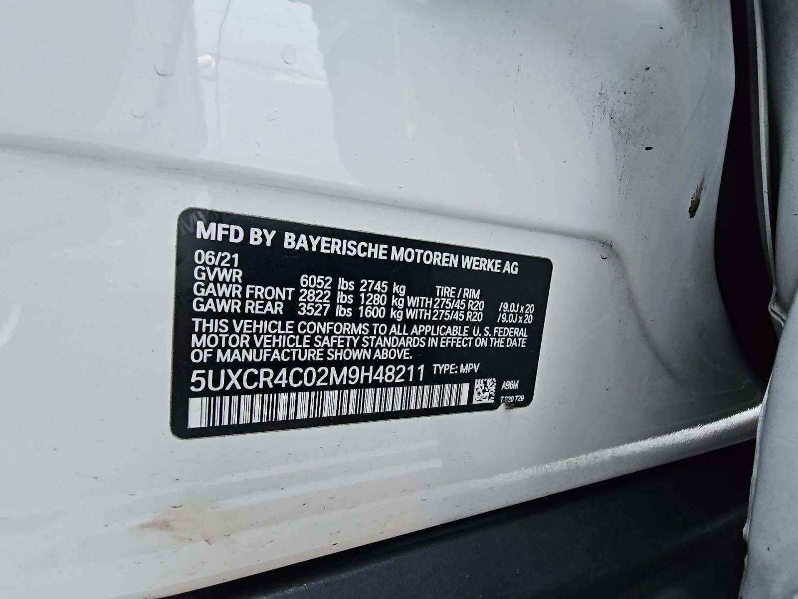 2021 BMW X5 sDrive40i RWD