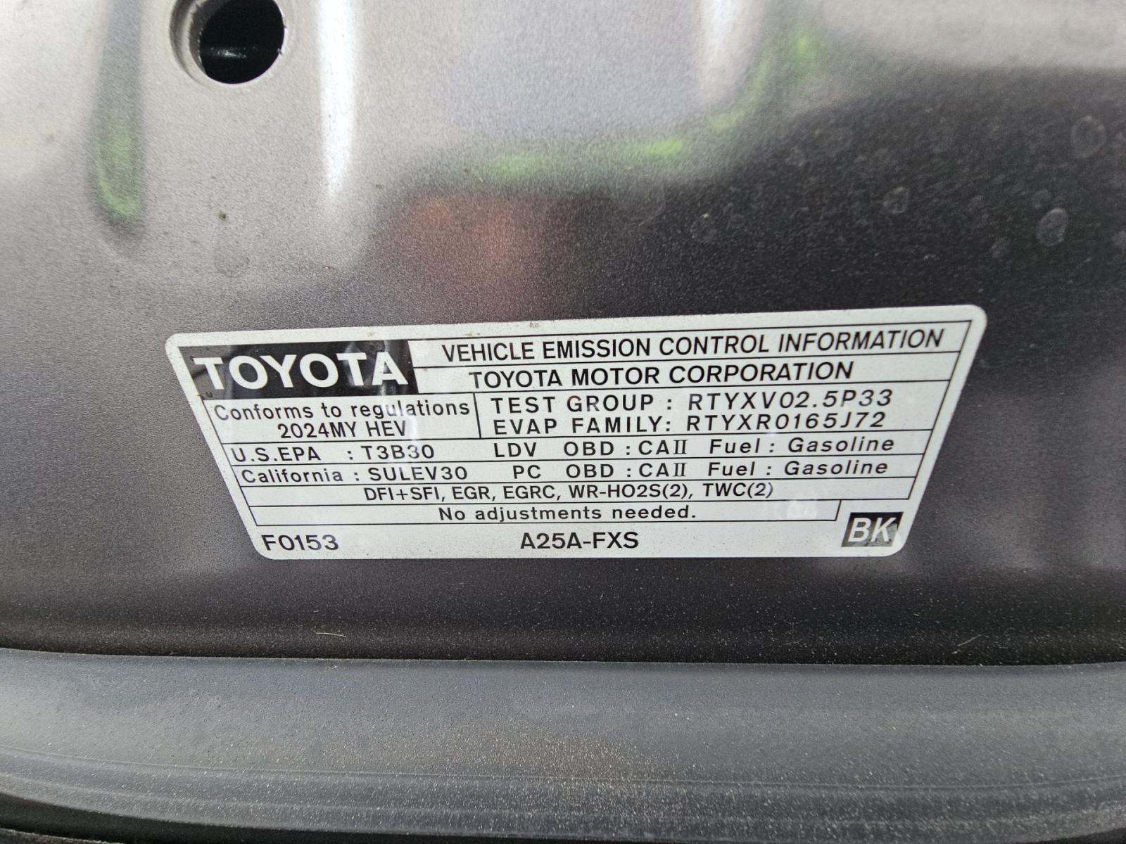 2024 Toyota Camry Hybrid XSE FWD