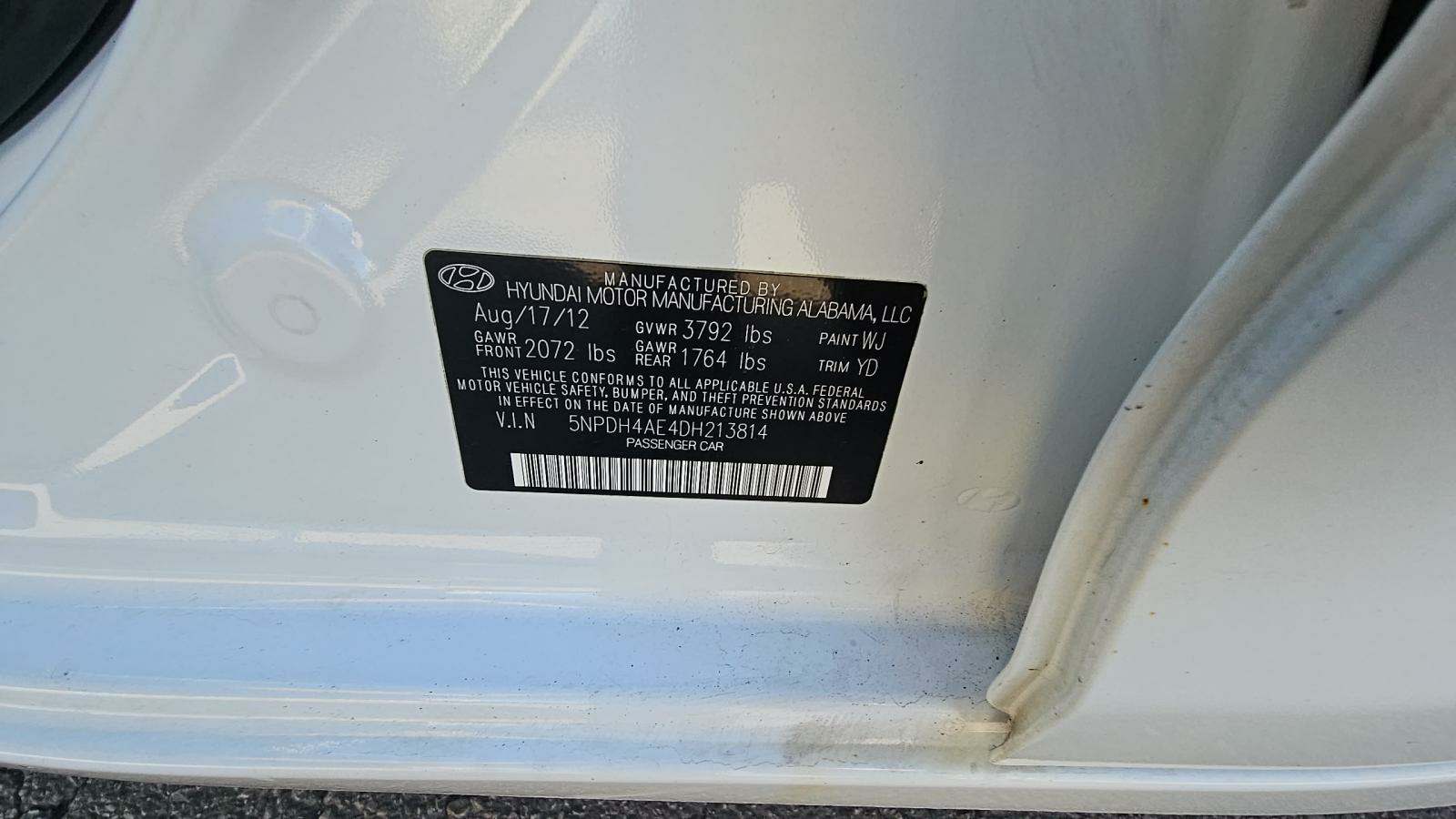 2013 Hyundai Elantra GLS FWD