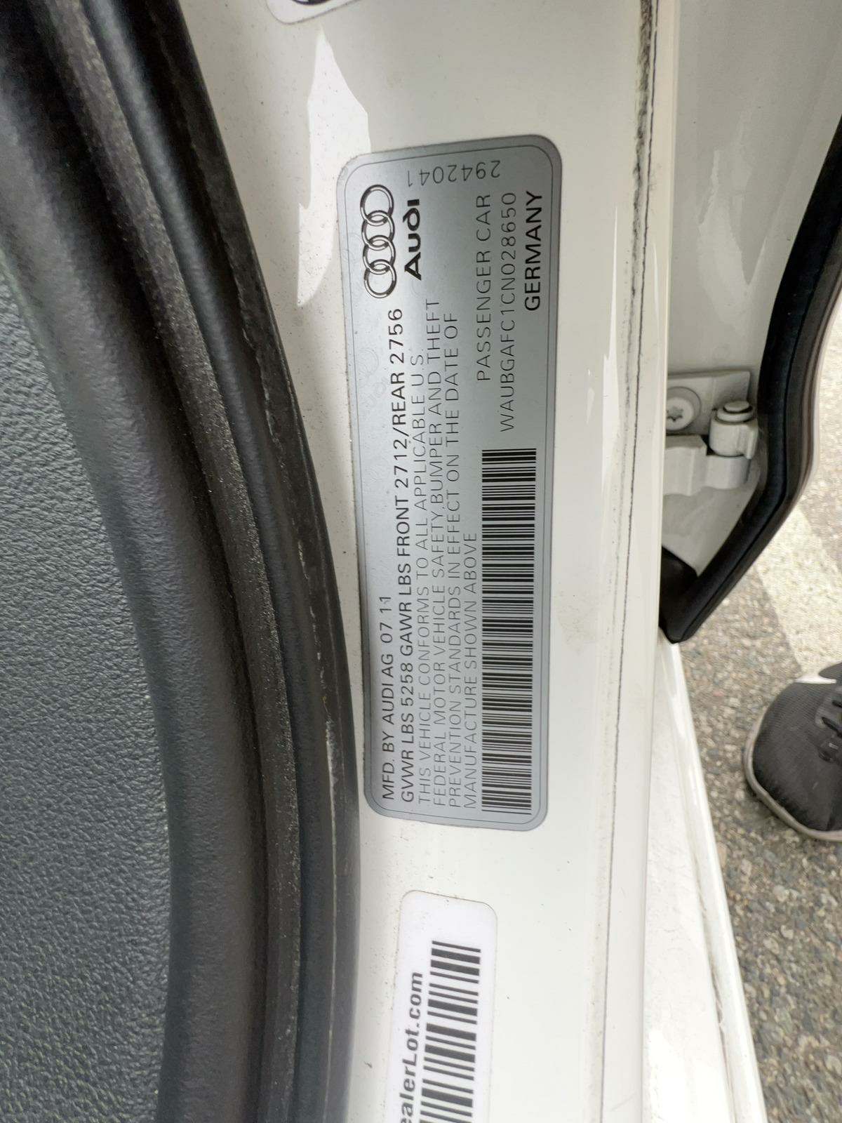 2012 Audi A6 3.0T Premium AWD