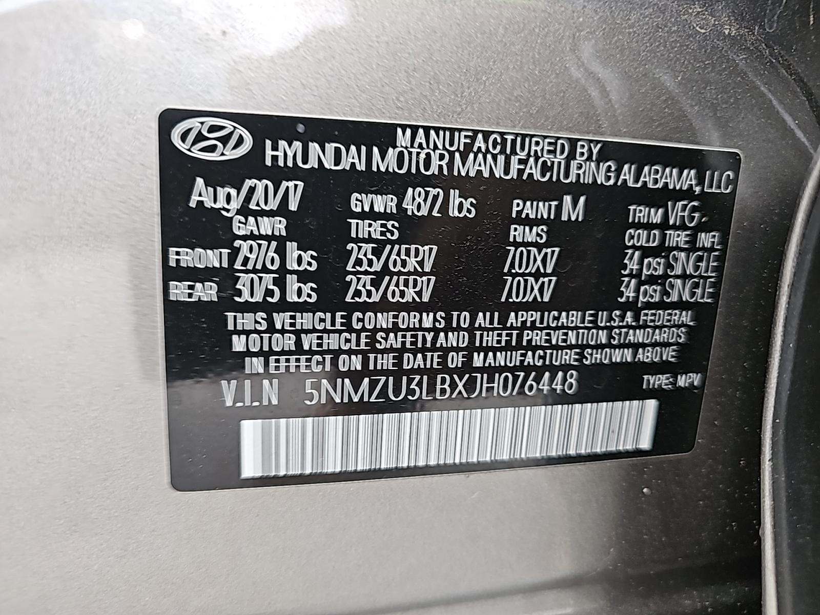 2018 Hyundai Santa Fe Sport Base FWD