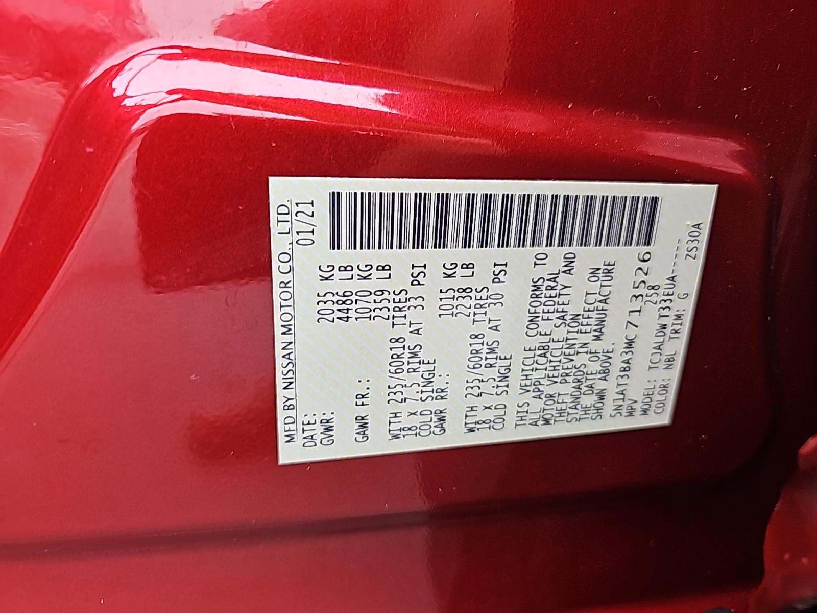 2021 Nissan Rogue SV FWD