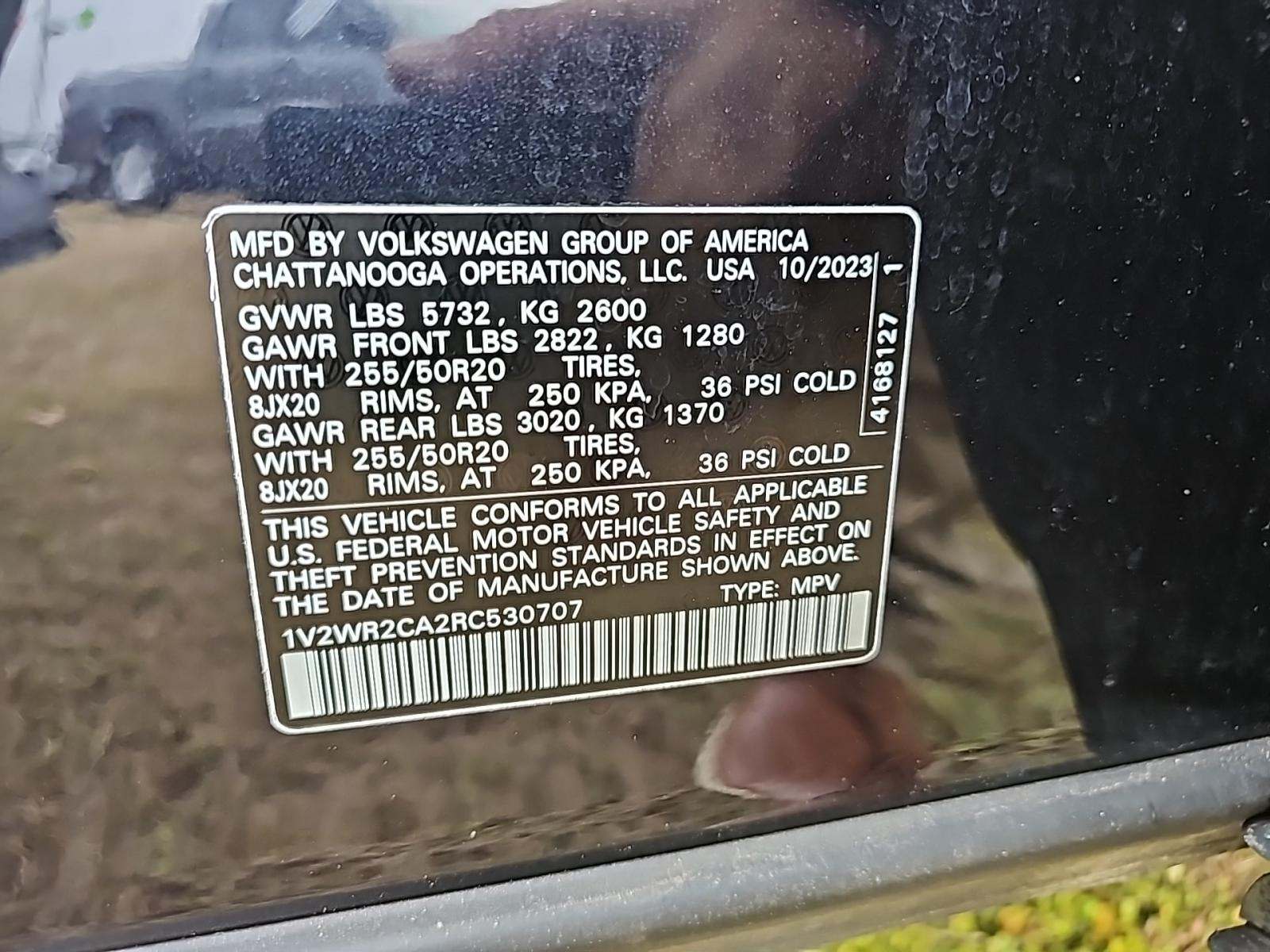 2024 Volkswagen Atlas 2.0T SE FWD