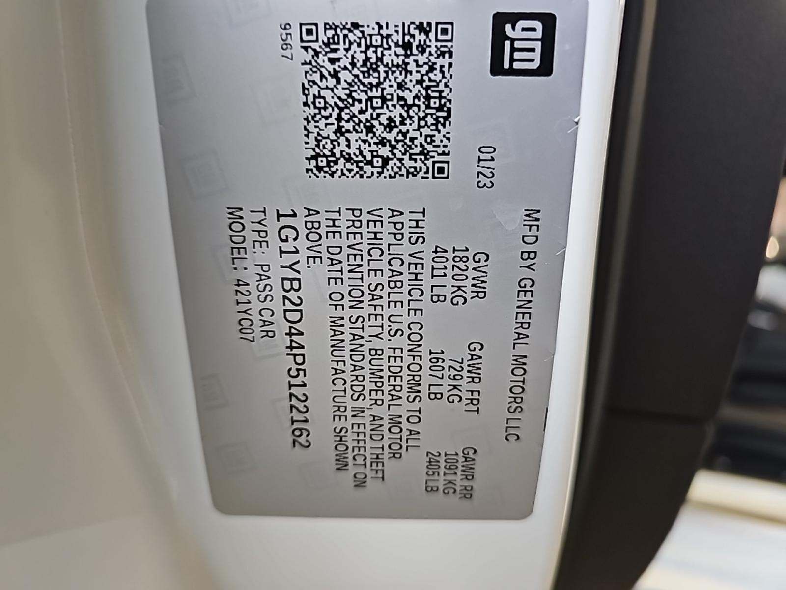 2023 Chevrolet Corvette Stingray RWD