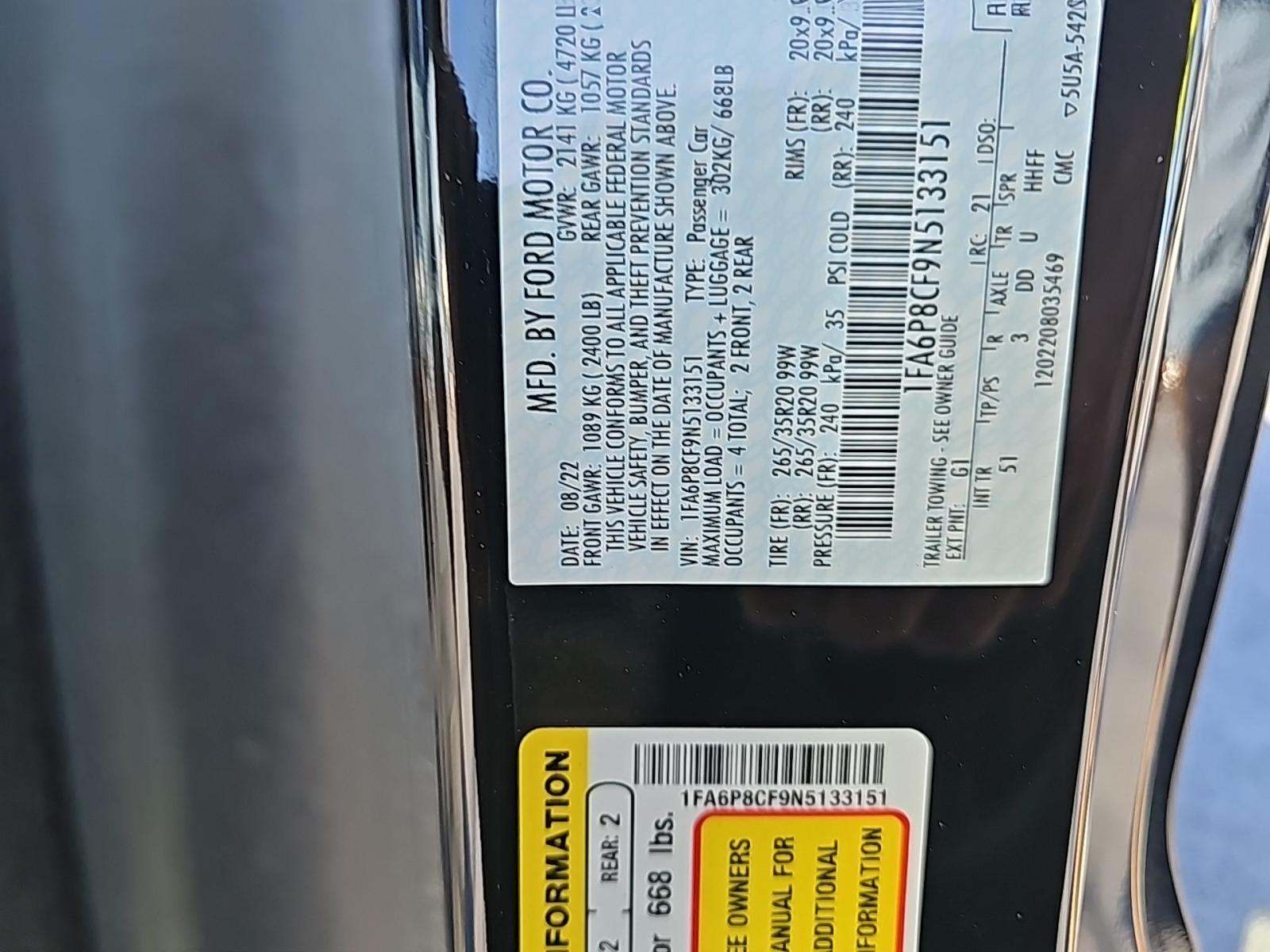 2022 Ford Mustang GT Premium RWD