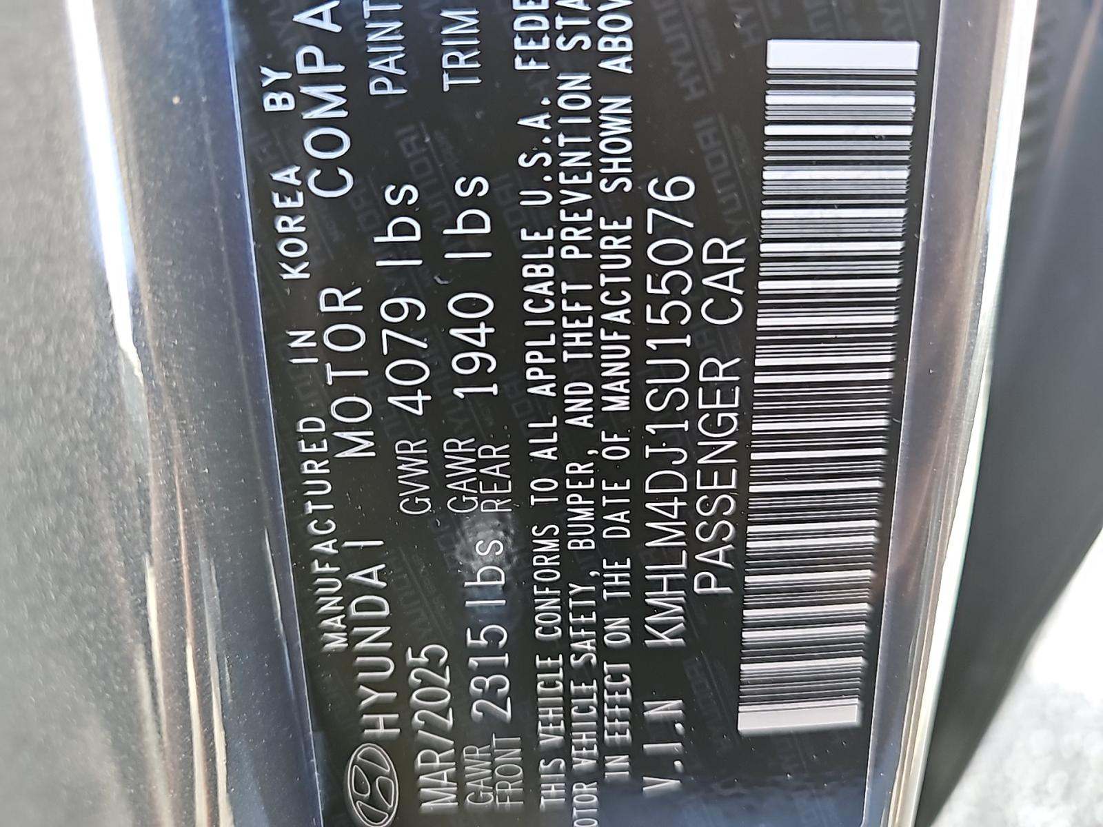 2025 Hyundai Elantra Hybrid SEL Sport FWD