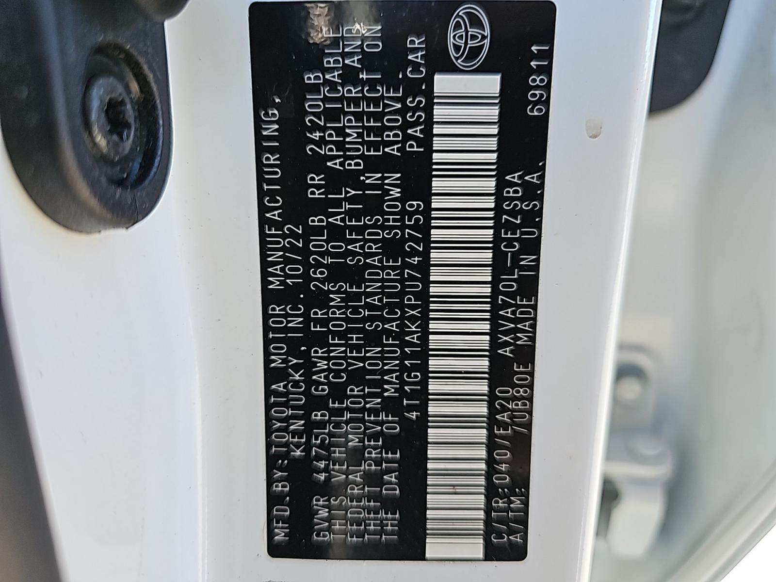 2023 Toyota Camry SE FWD