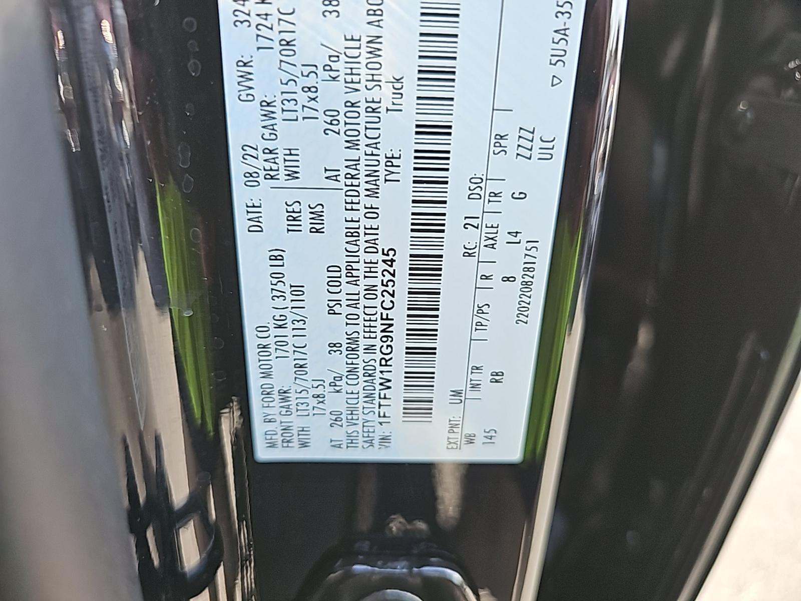 2022 Ford F-150 Raptor AWD