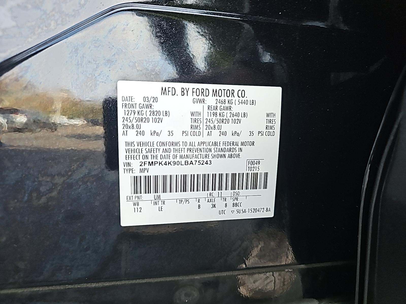 2020 Ford Edge Titanium AWD