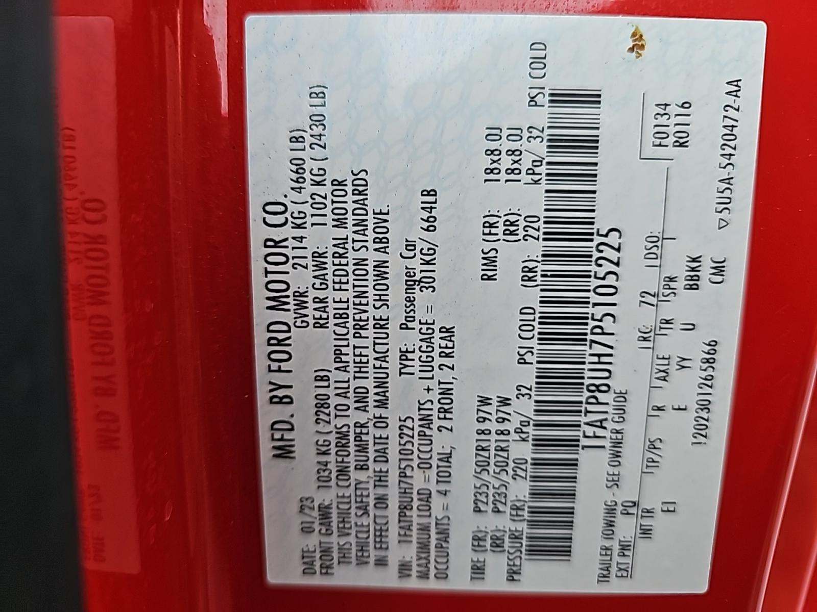 2023 Ford Mustang EcoBoost Premium RWD