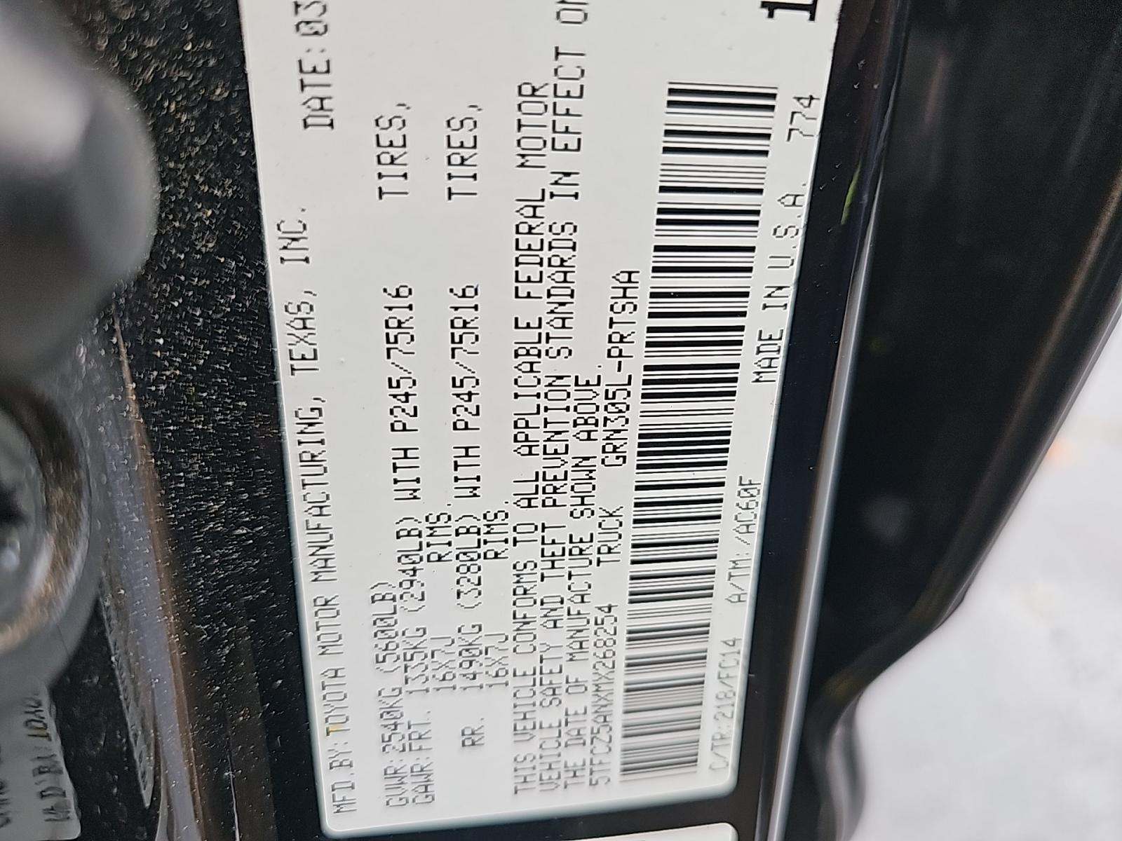 2021 Toyota Tacoma SR5 AWD