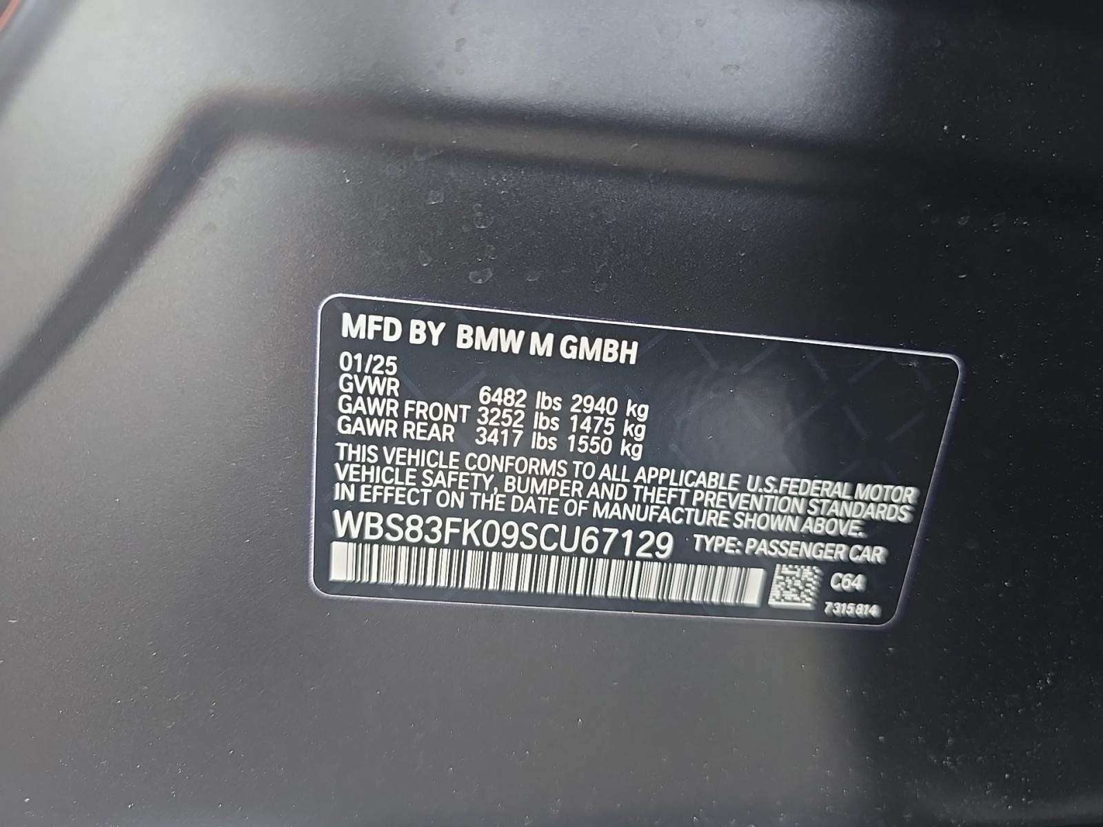 2025 BMW M5 Base AWD