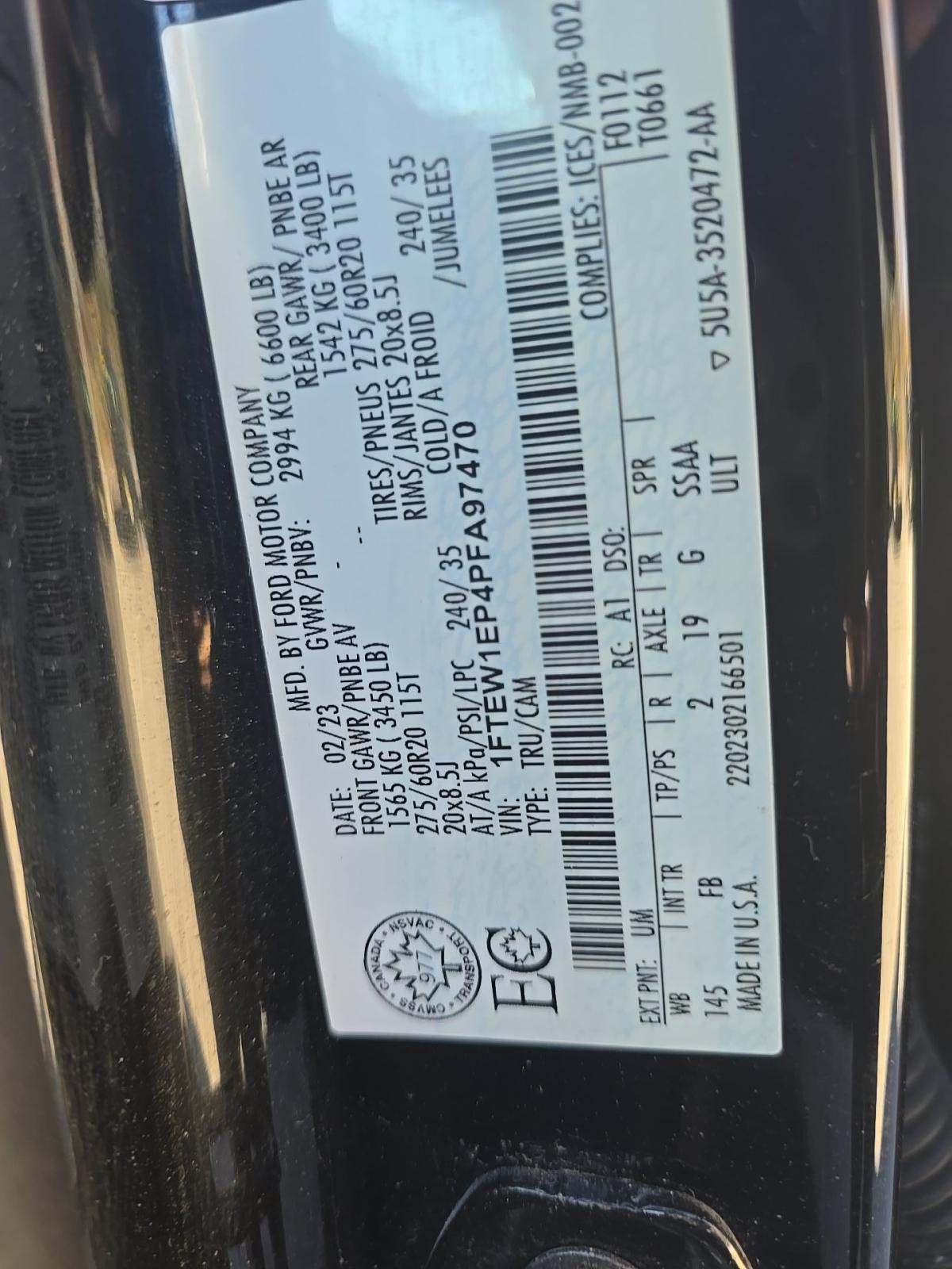 2023 Ford F-150 XLT AWD