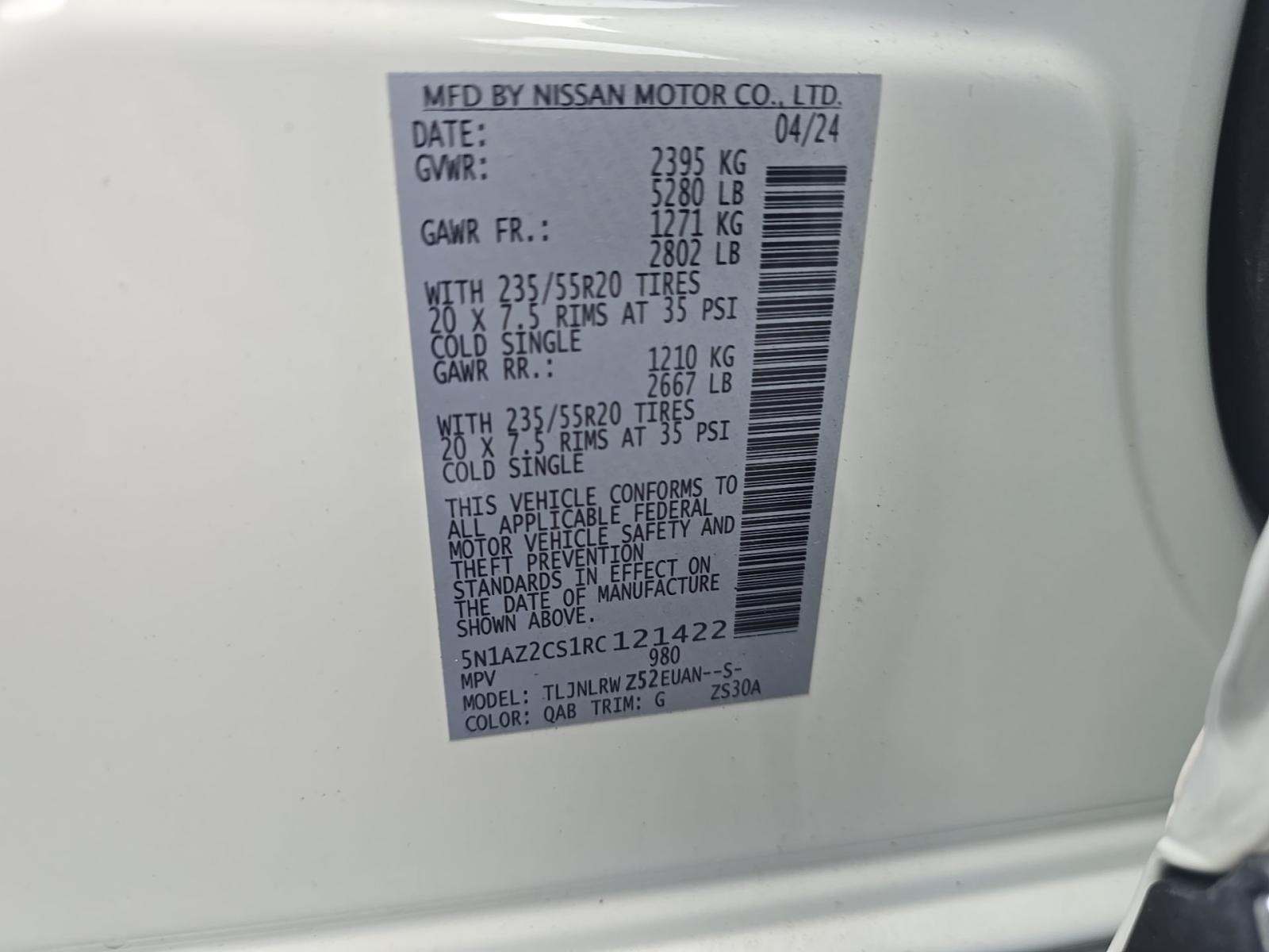 2024 Nissan Murano SL AWD