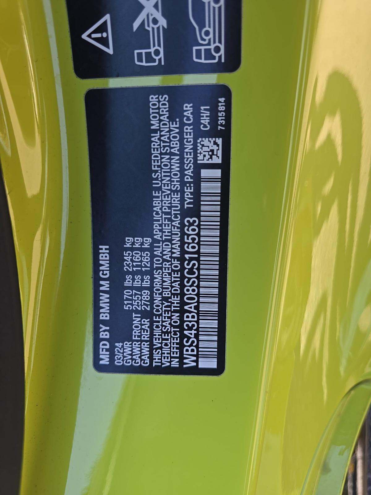 2025 BMW M4 Competition xDrive AWD