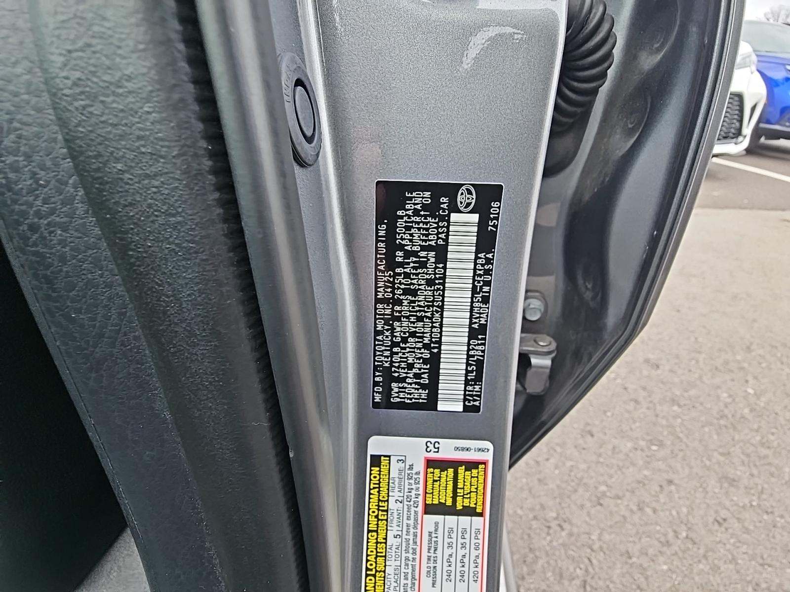 2025 Toyota Camry XSE AWD