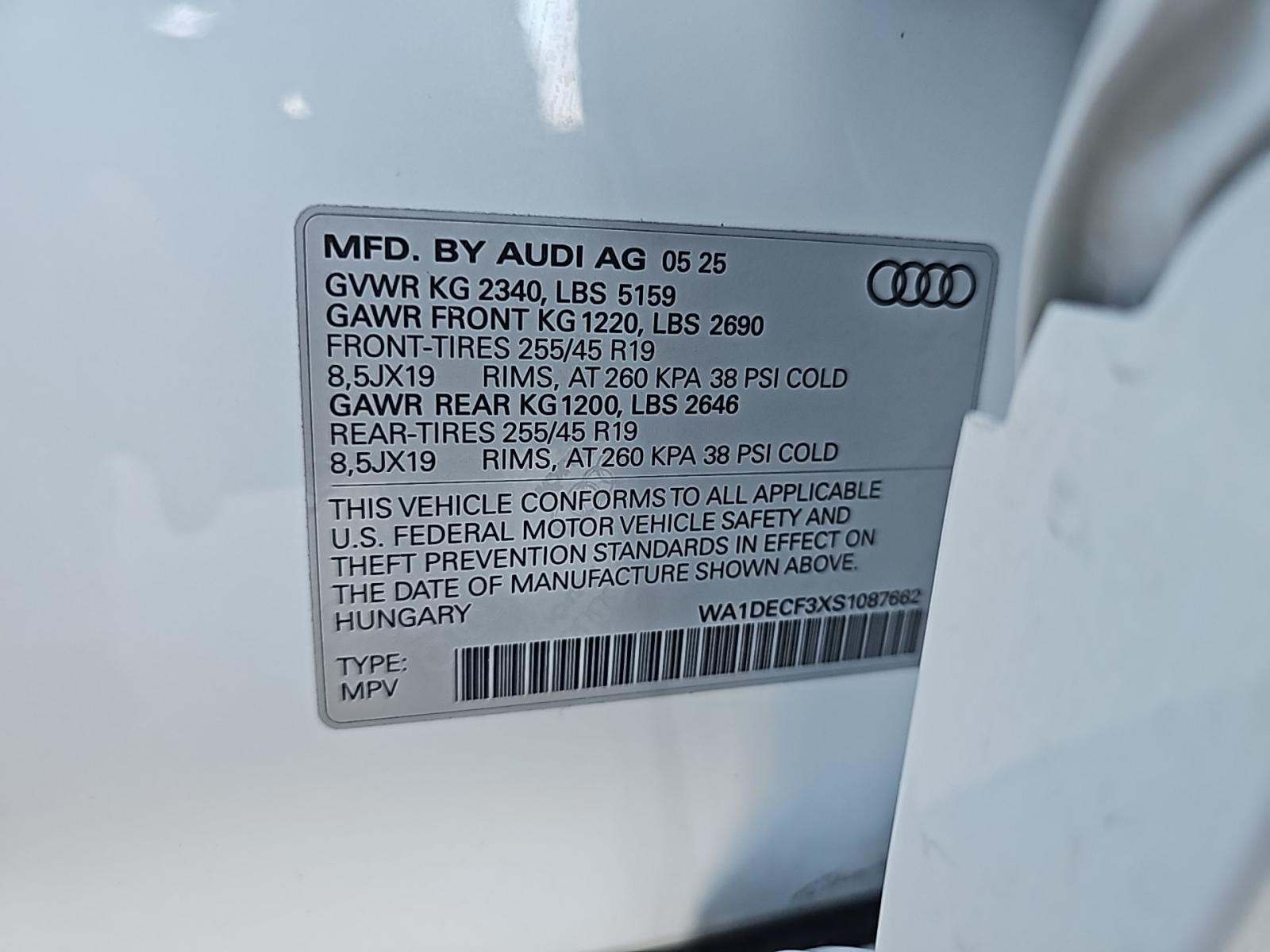 2025 Audi Q3 S line Premium AWD