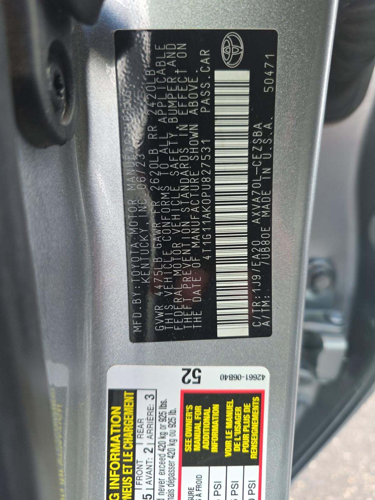 2023 Toyota Camry SE FWD