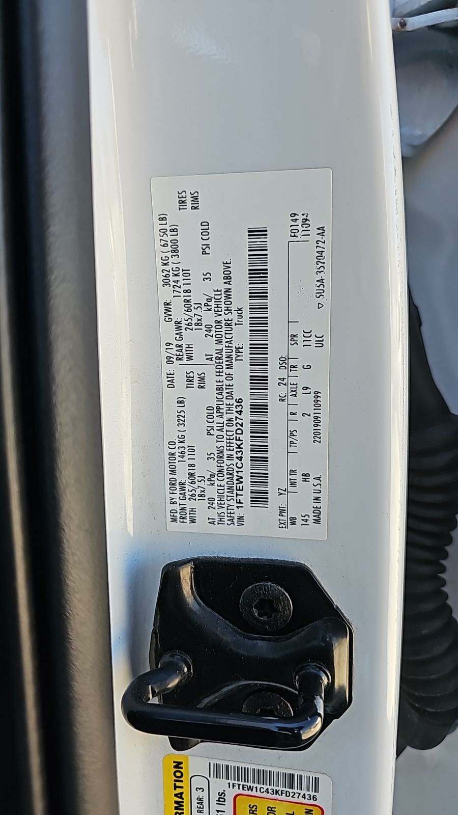 2019 Ford F-150 LARIAT RWD