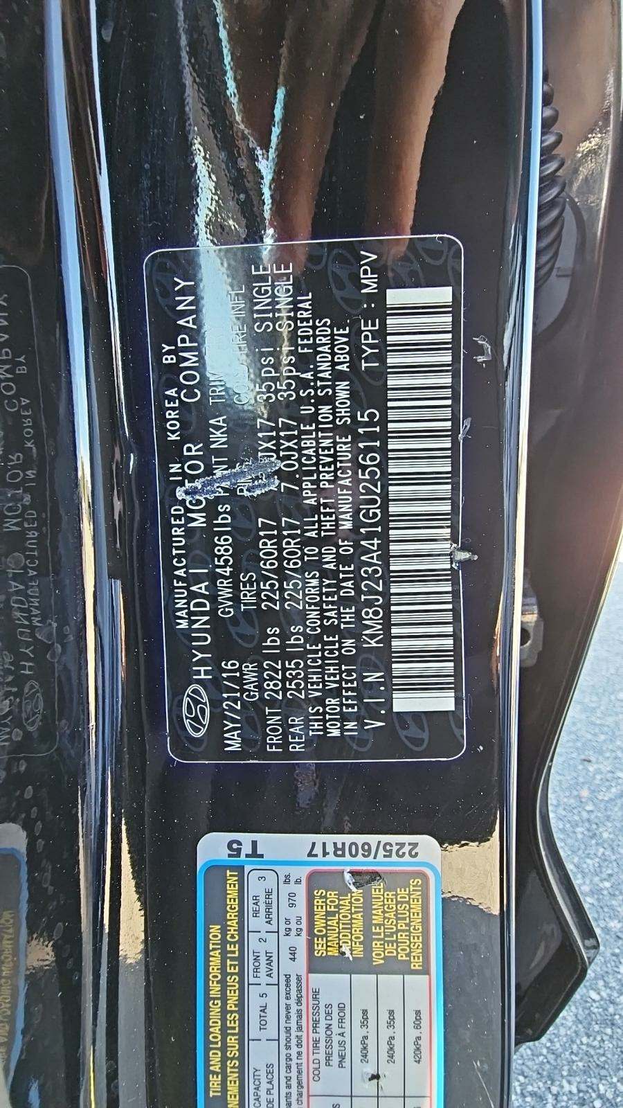 2016 Hyundai Tucson SE FWD