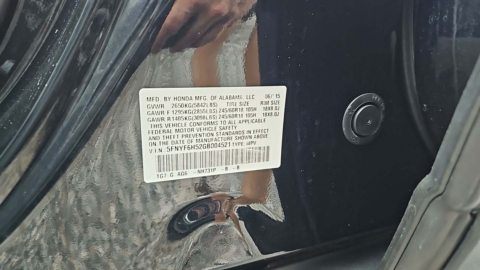 2016 Honda Pilot EX-L AWD