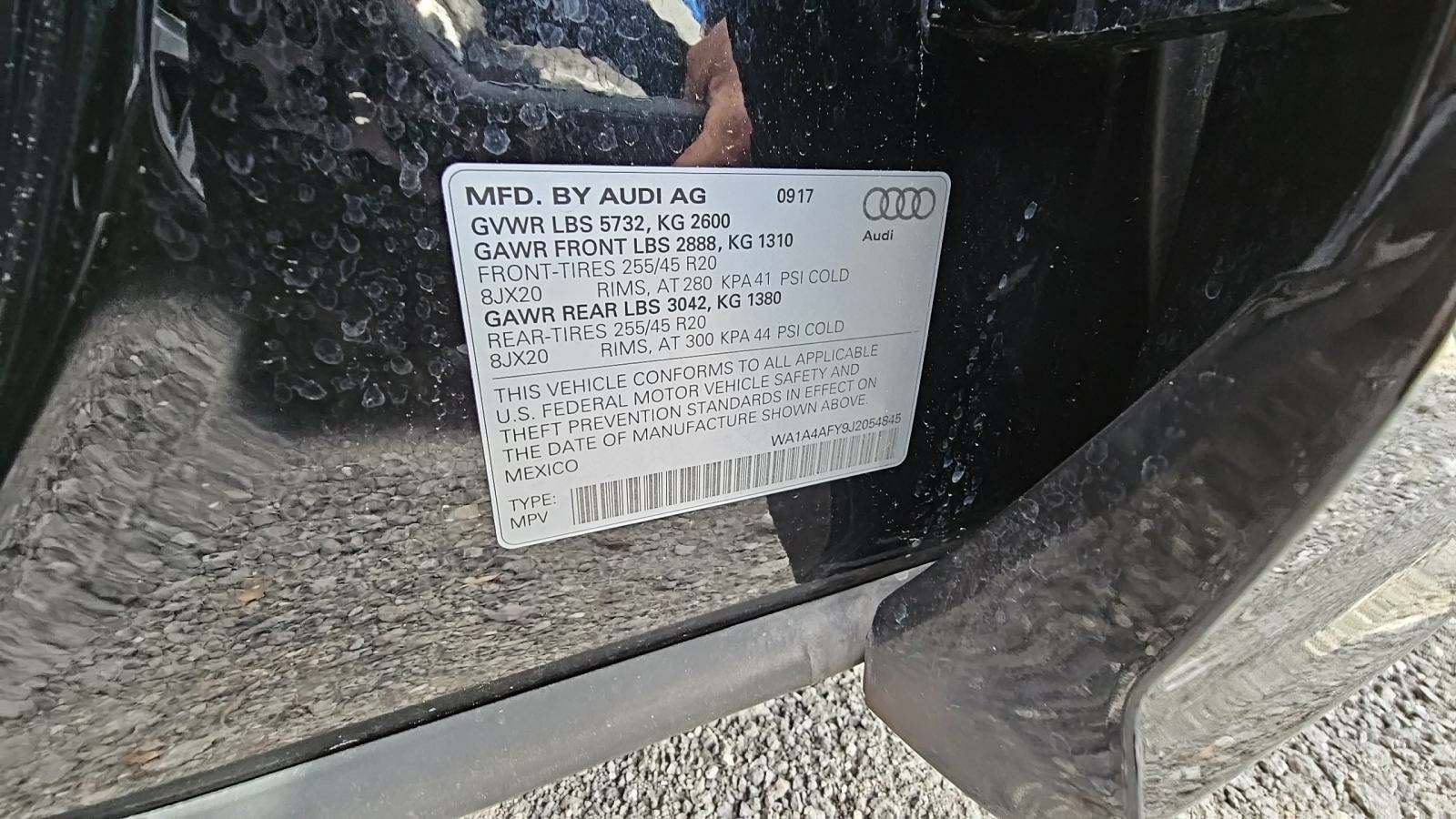 2018 Audi SQ5 Premium Plus AWD