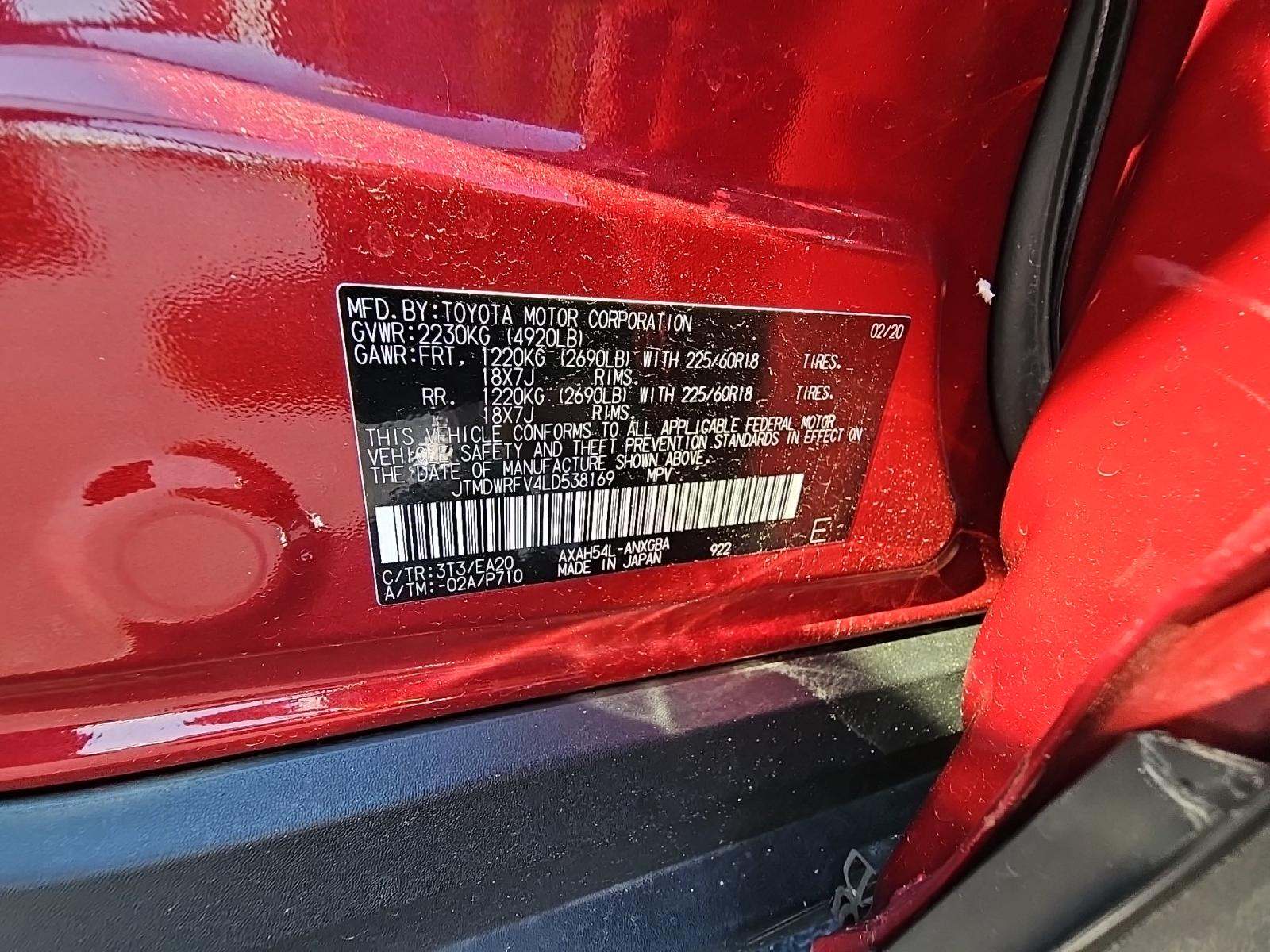 2020 Toyota RAV4 Hybrid Limited AWD