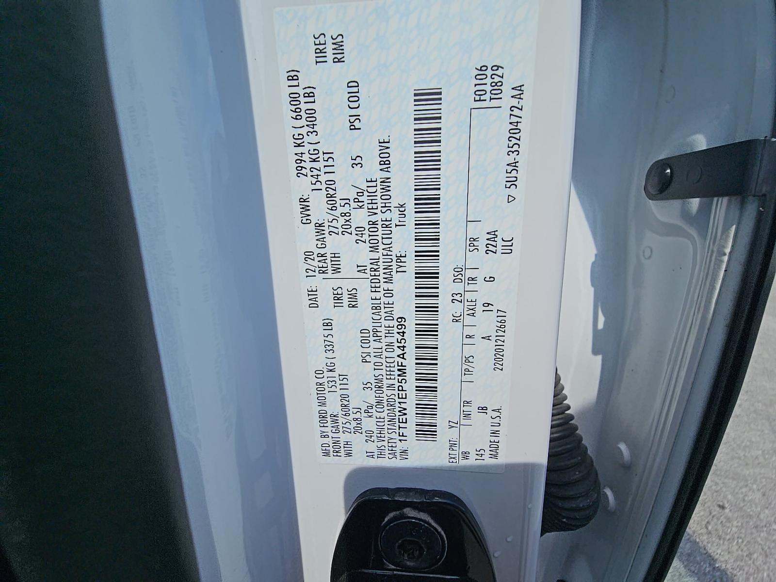 2021 Ford F-150 XL AWD