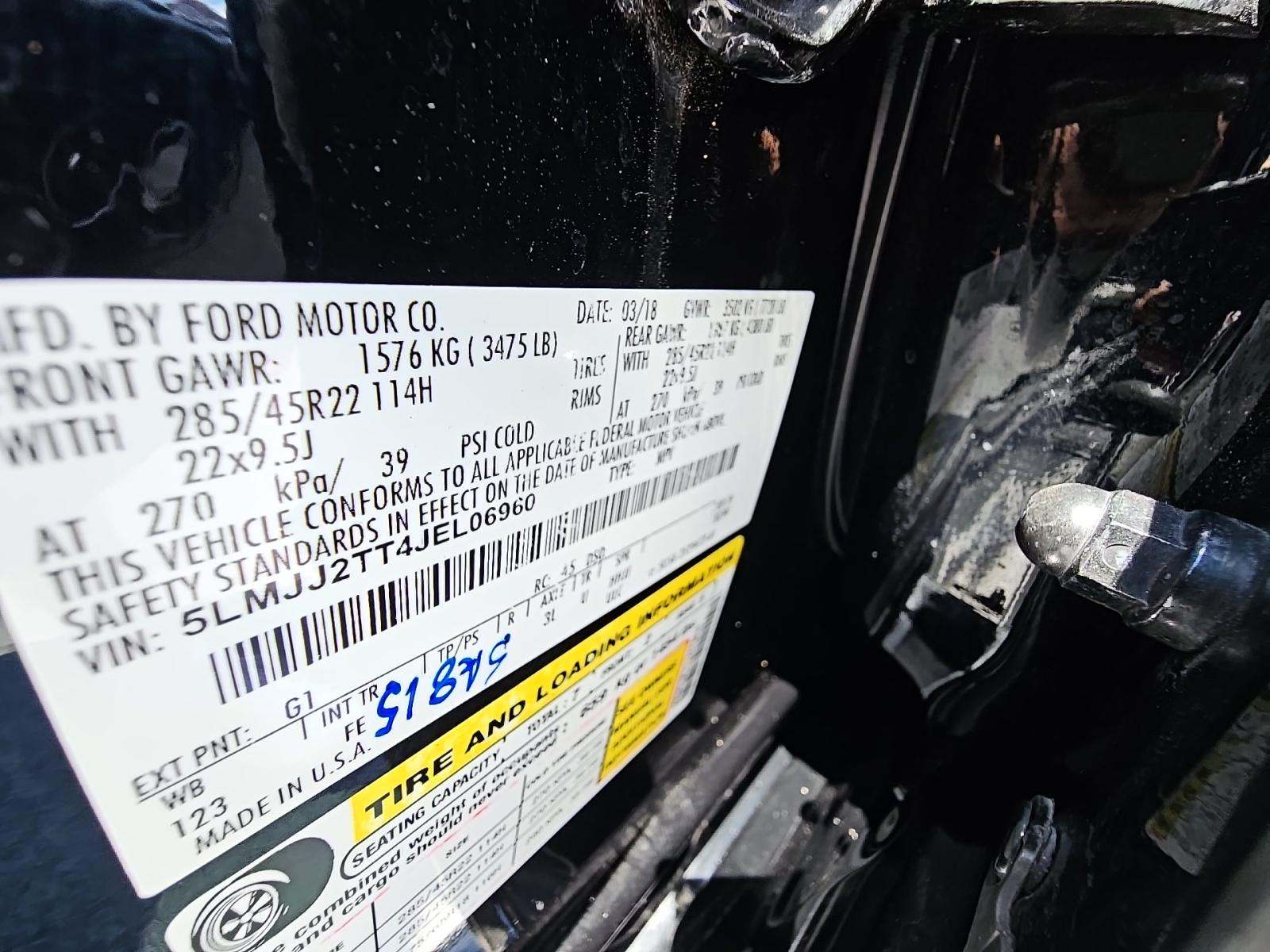 2018 Lincoln Navigator Black Label AWD