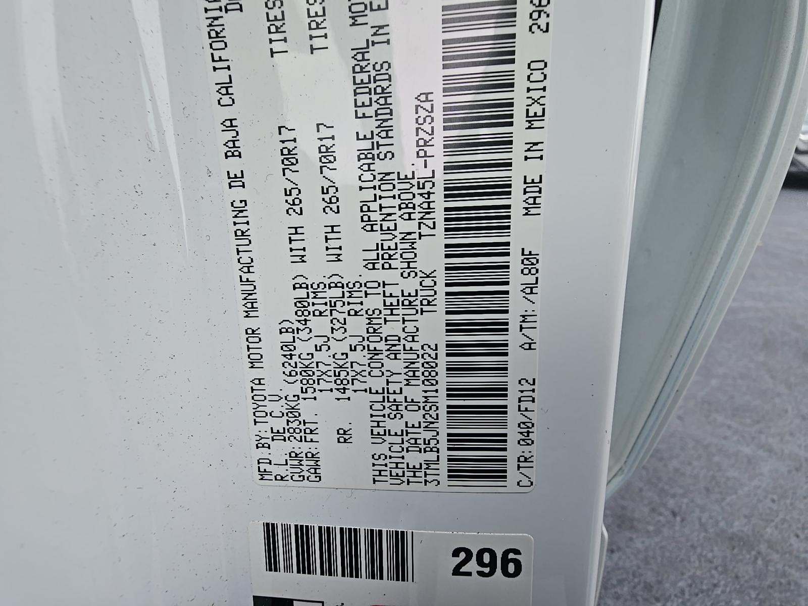 2025 Toyota Tacoma TRD Off-Road AWD