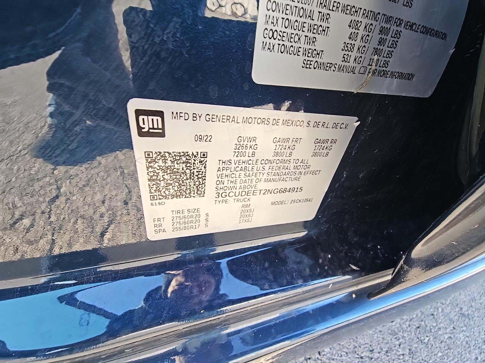 2022 Chevrolet Silverado 1500 RST AWD