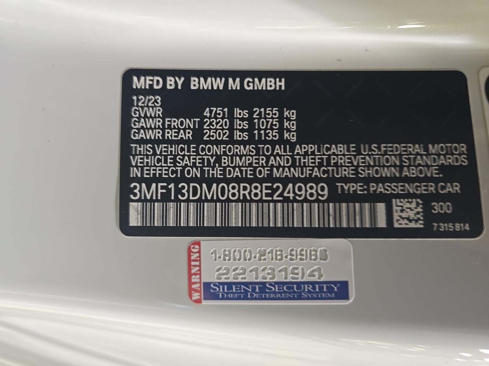 2024 BMW M2 Base RWD