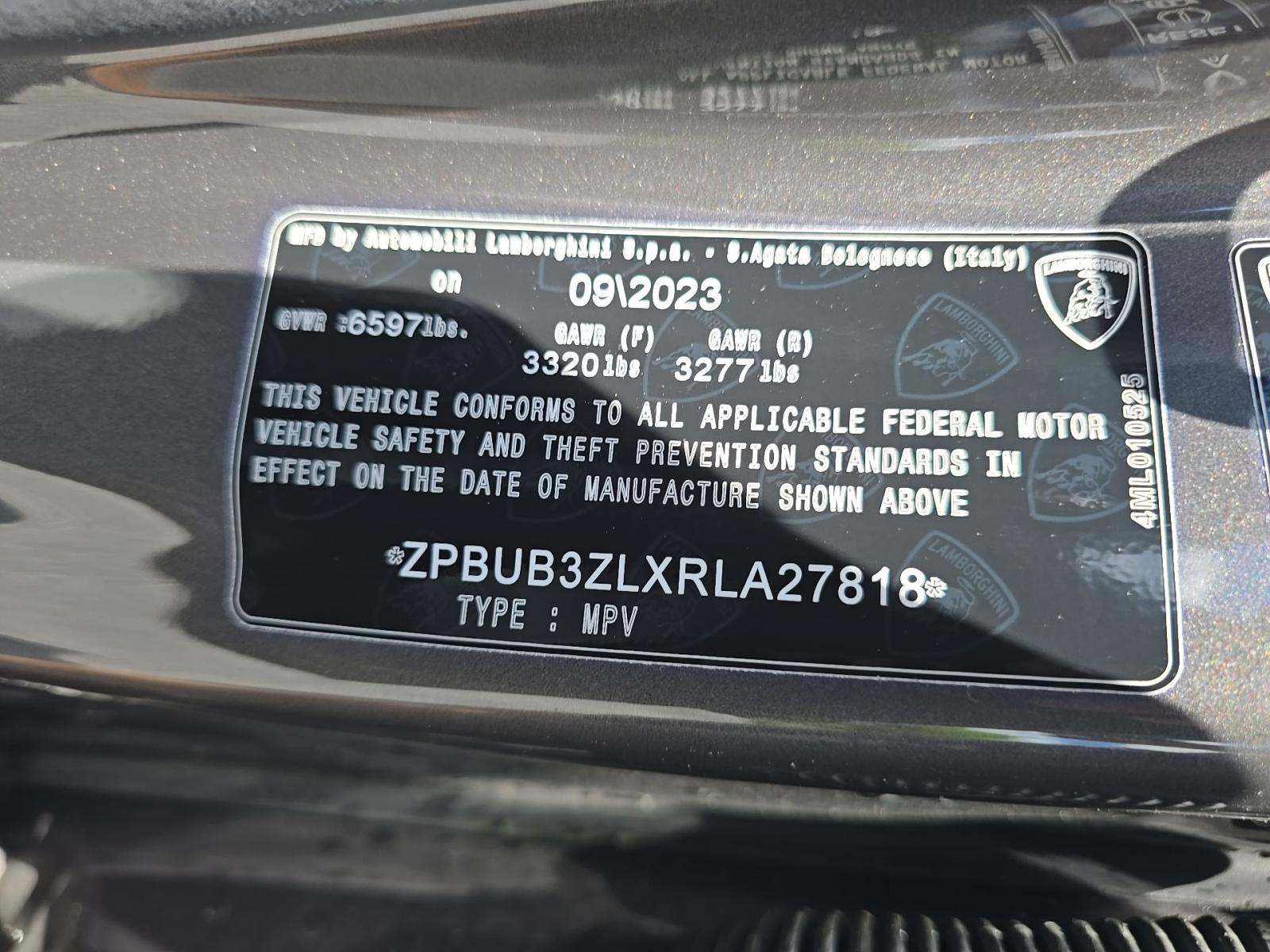 2024 Lamborghini Urus S AWD