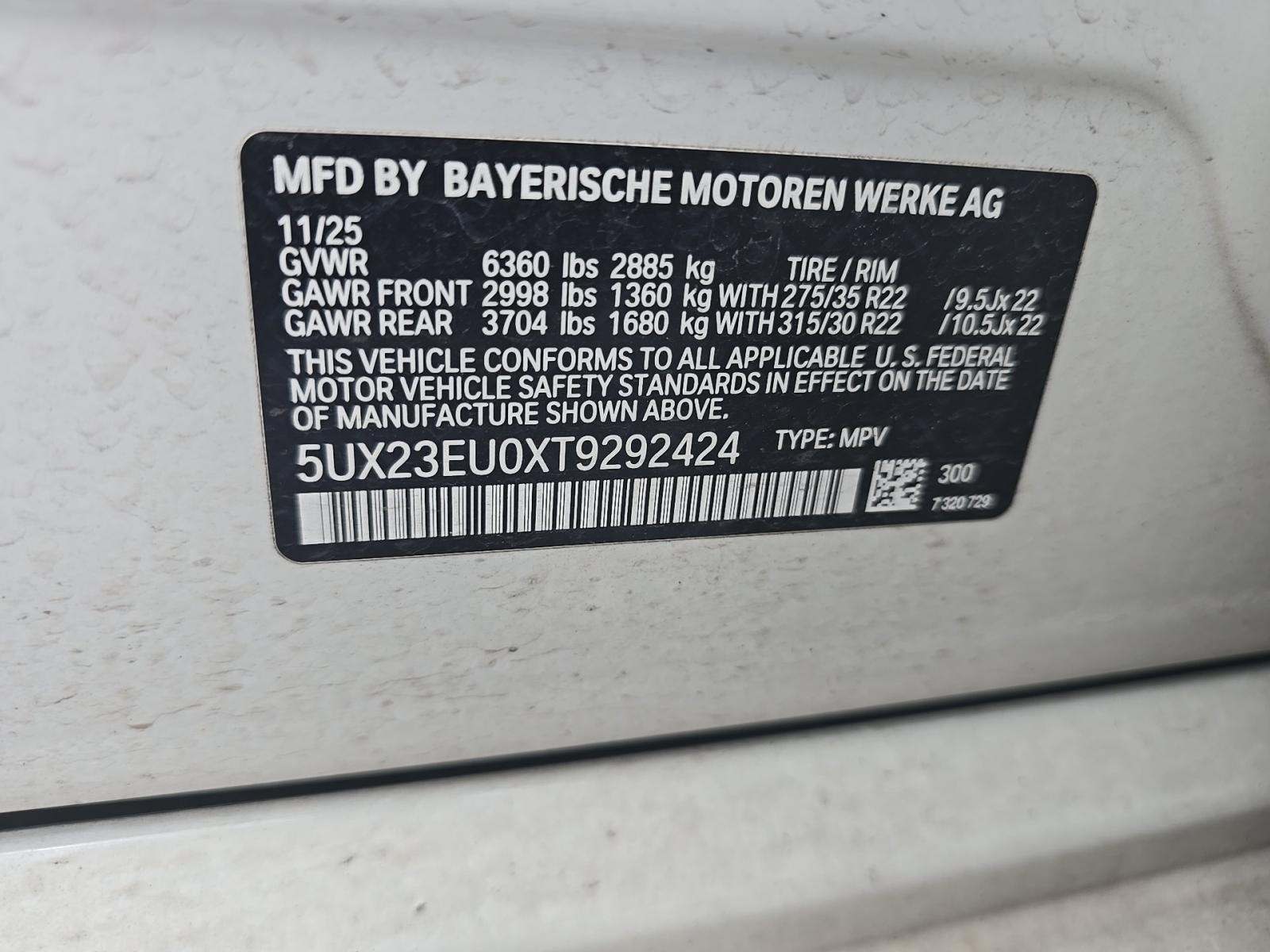 2026 BMW X5 xDrive40i AWD
