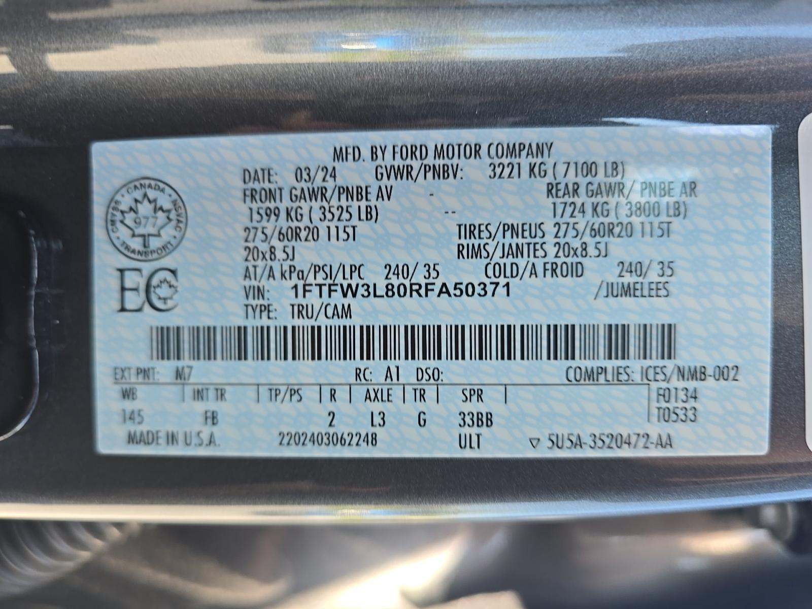 2024 Ford F-150 XLT AWD