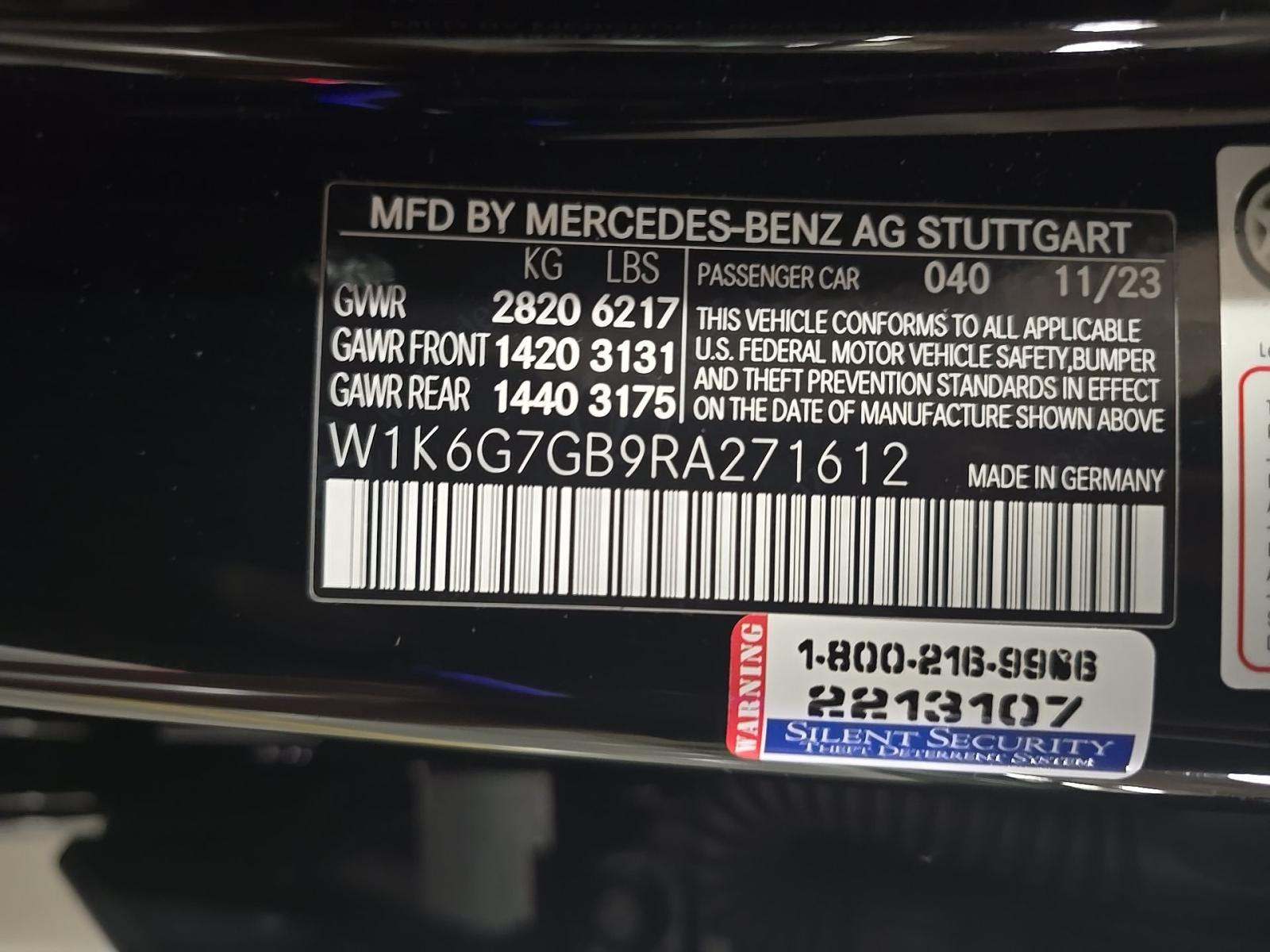 2024 Mercedes-Benz S-Class S 580 AWD