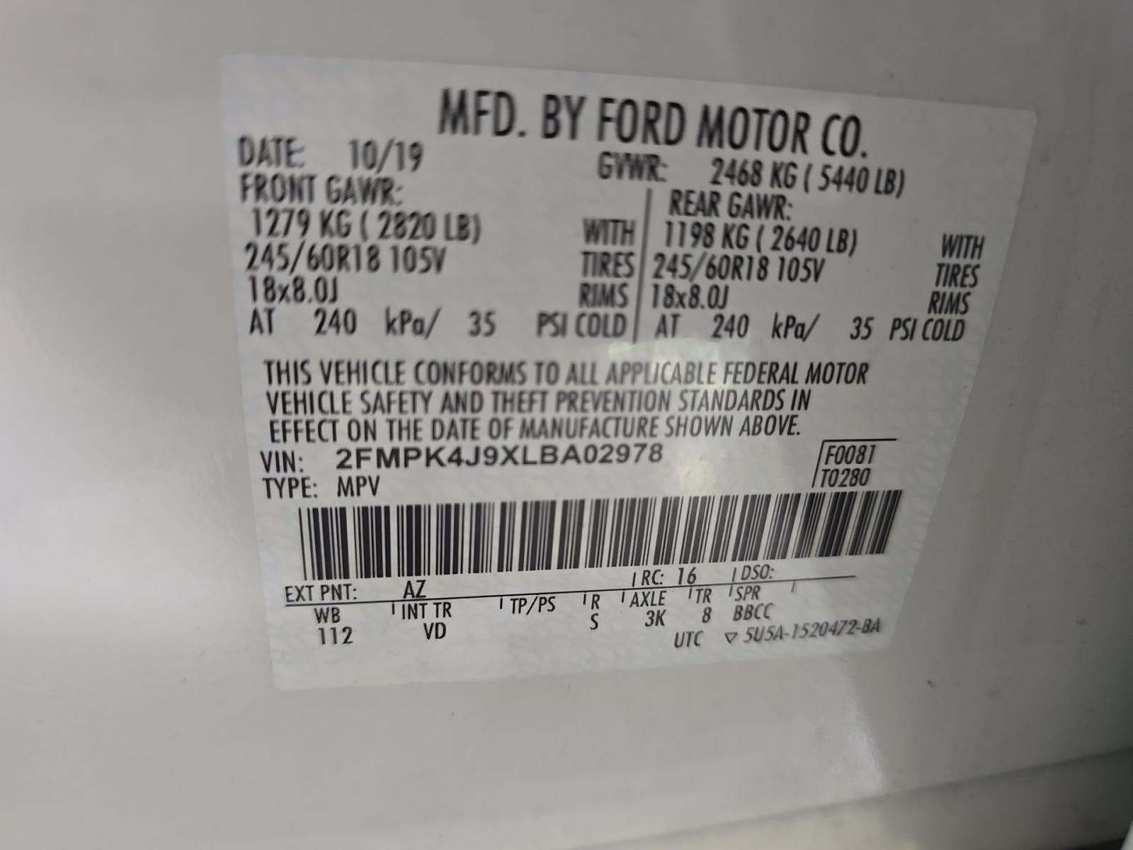 2020 Ford Edge SEL AWD