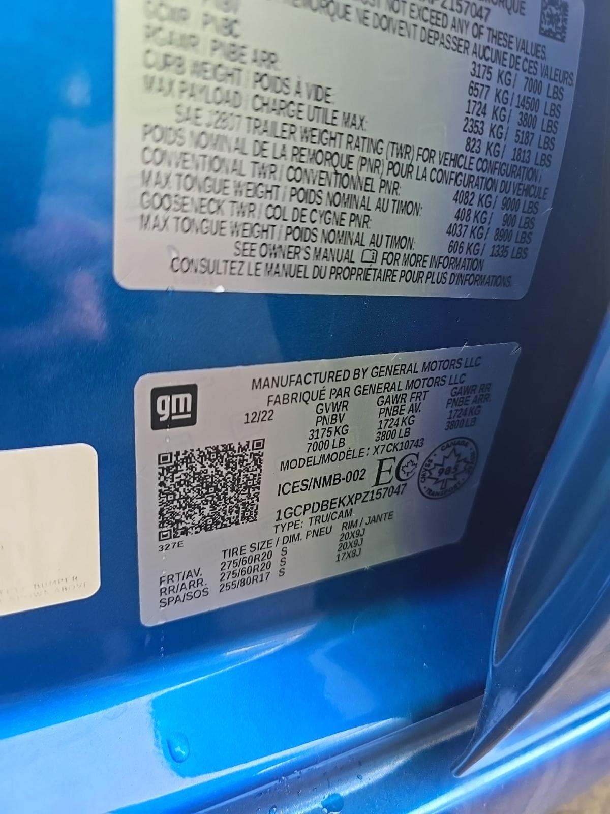 2023 Chevrolet Silverado 1500 Custom AWD