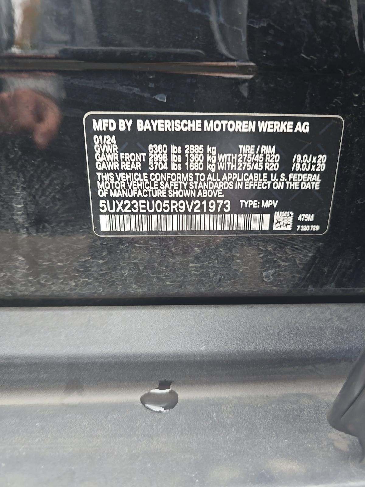 2024 BMW X5 xDrive40i AWD