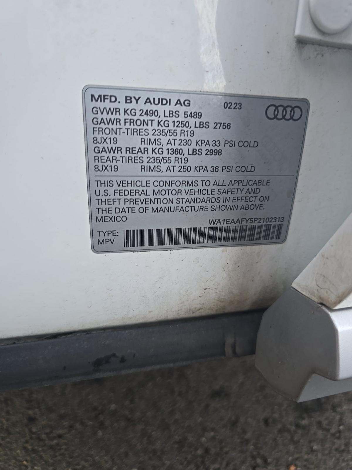 2023 Audi Q5 S line Premium Plus AWD