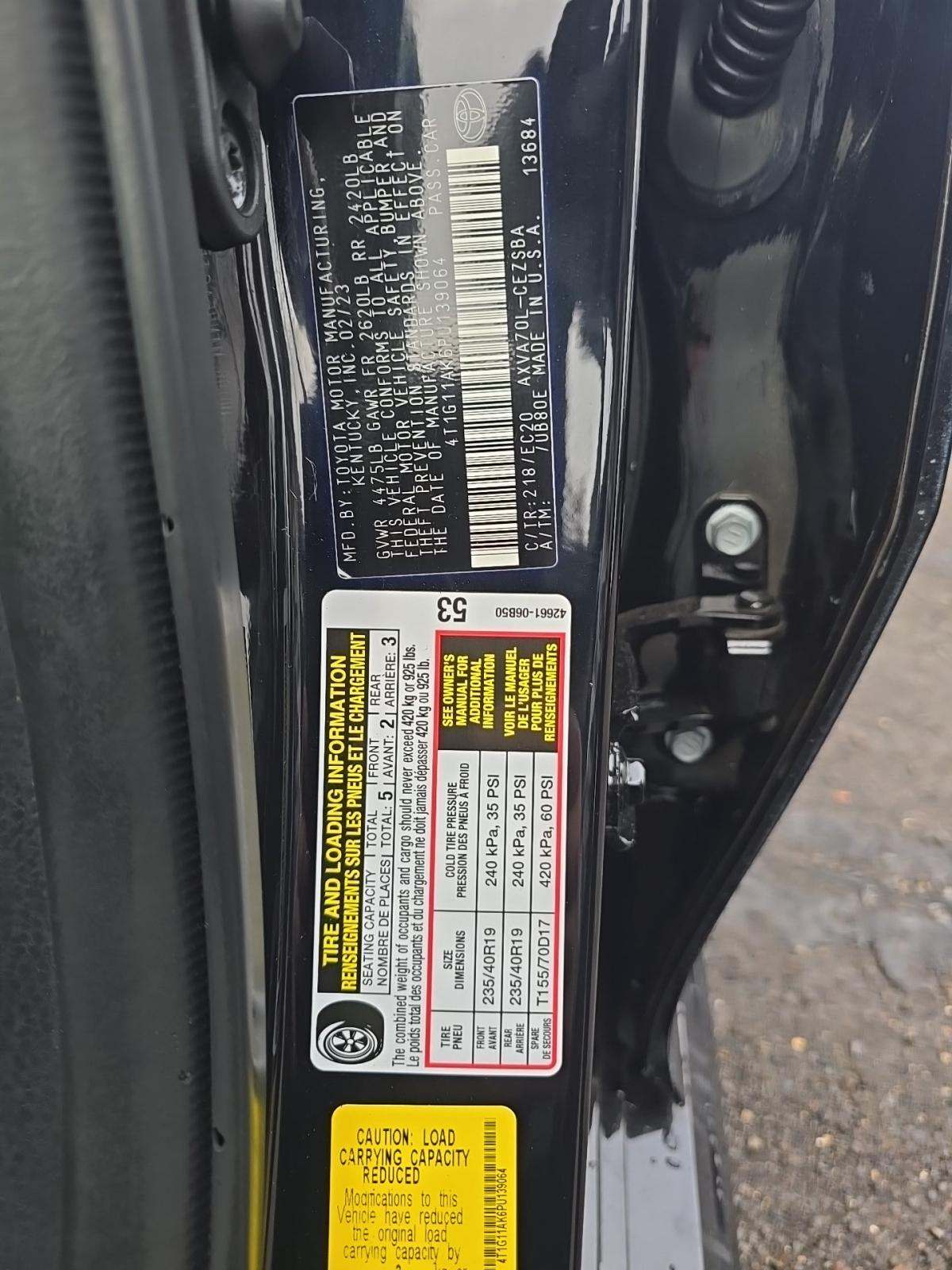 2023 Toyota Camry SE Nightshade FWD