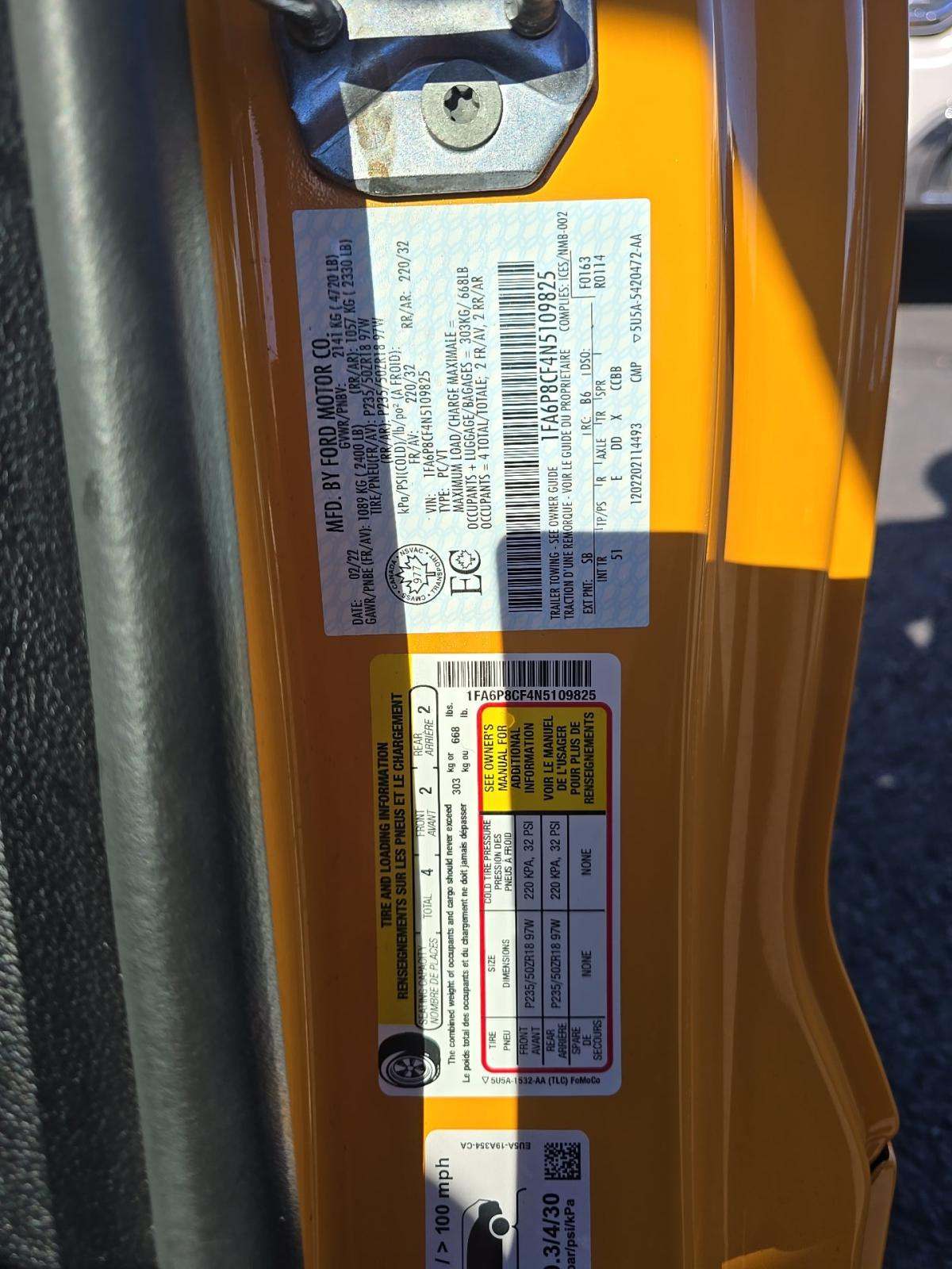 2022 Ford Mustang GT Premium RWD