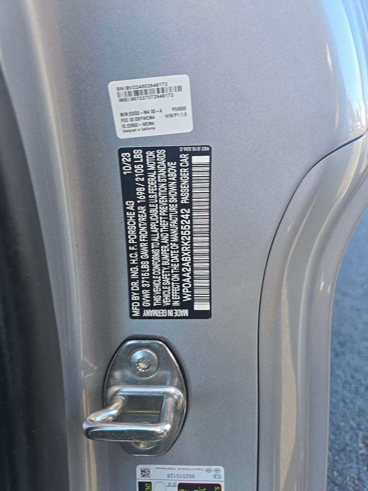 2024 Porsche 718 Cayman Base RWD