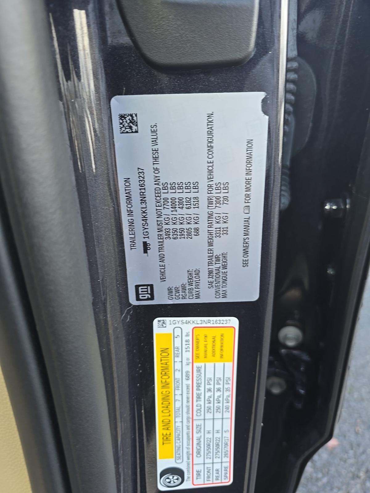 2022 Cadillac Escalade ESV Premium Luxury AWD