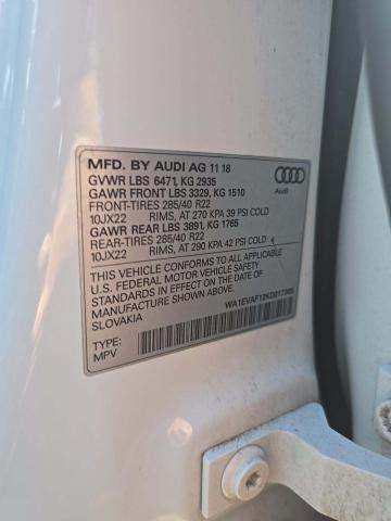 2019 Audi Q8 Premium Plus AWD