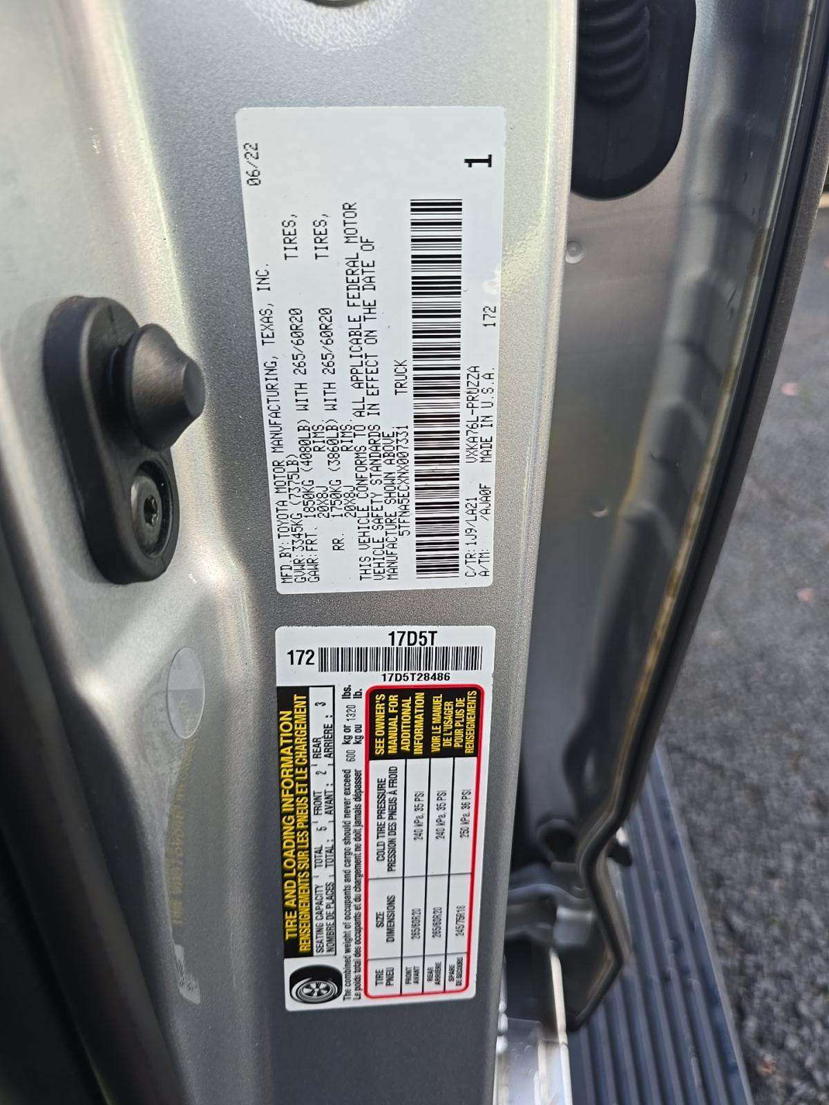 2022 Toyota Tundra Platinum AWD