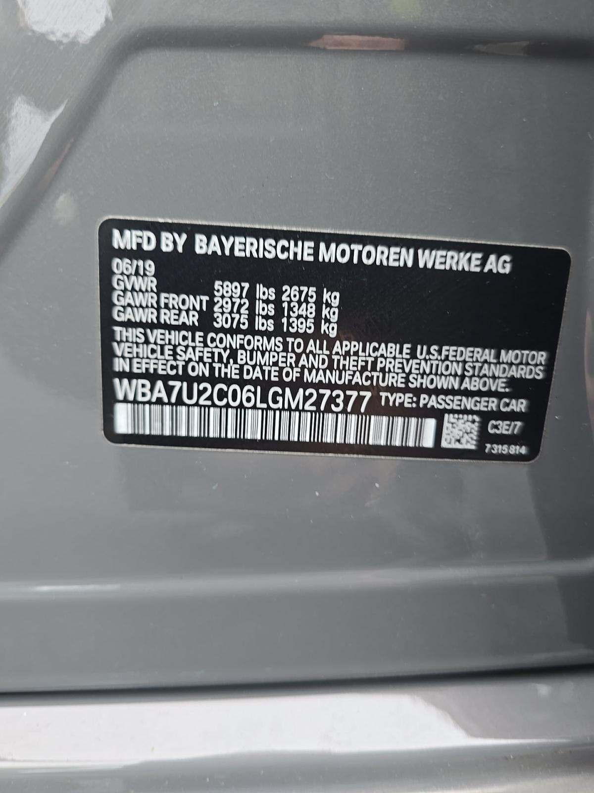 2020 BMW 7 Series 750i xDrive AWD