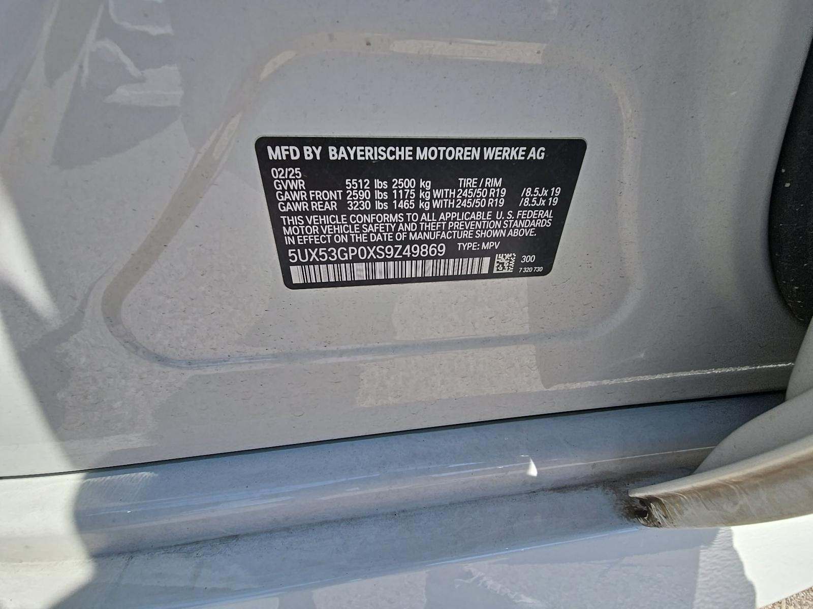 2025 BMW X3 xDrive30i AWD